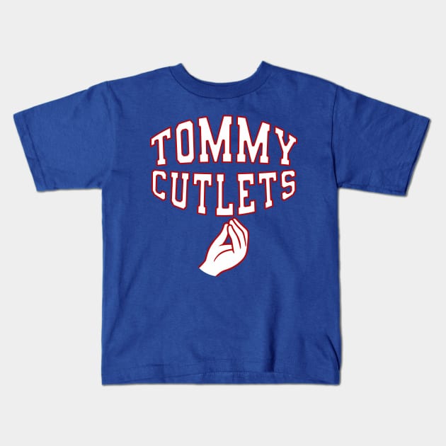 Tommy Cutlets Kids T-Shirt by Nolinomeg